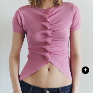 Zara knit top. Size S